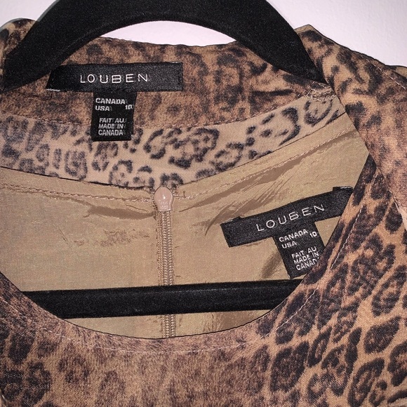 Animal print 2 Pc Louben Dress Set - Picture 3 of 7